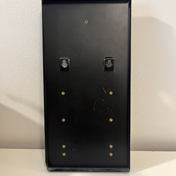 Vintage MCM Atomic Metal Wall Hanging Mail Sorter - Picture 4 of 4